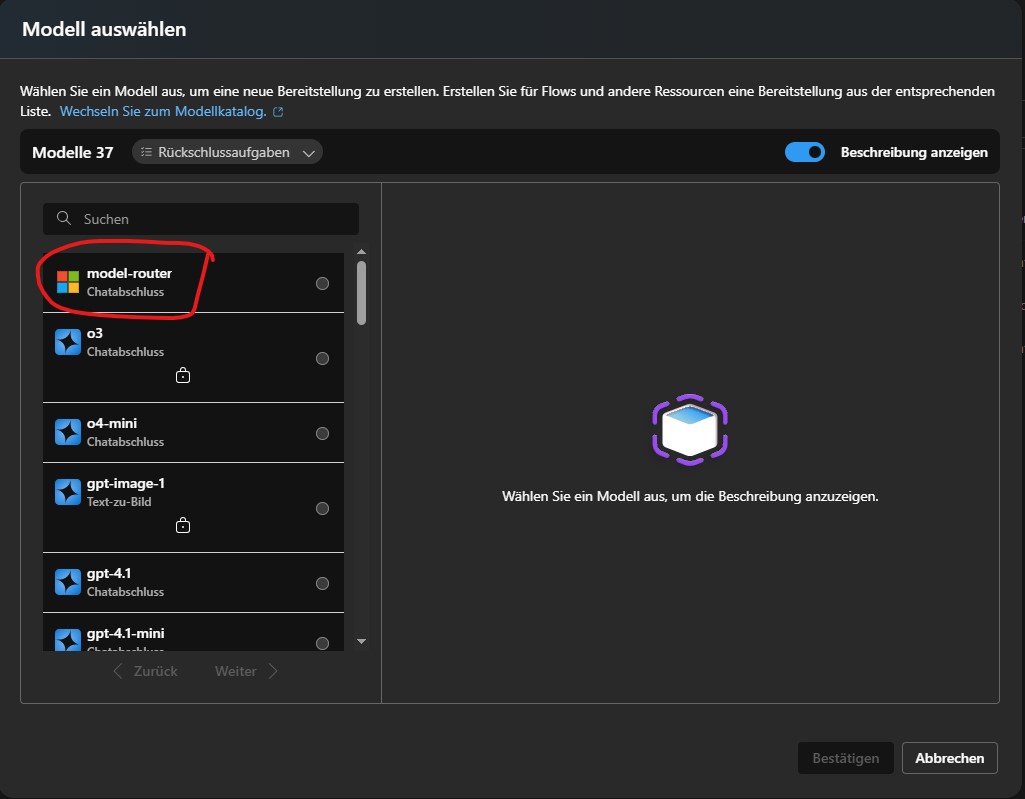 Azure AI Foundry - Modelrouter