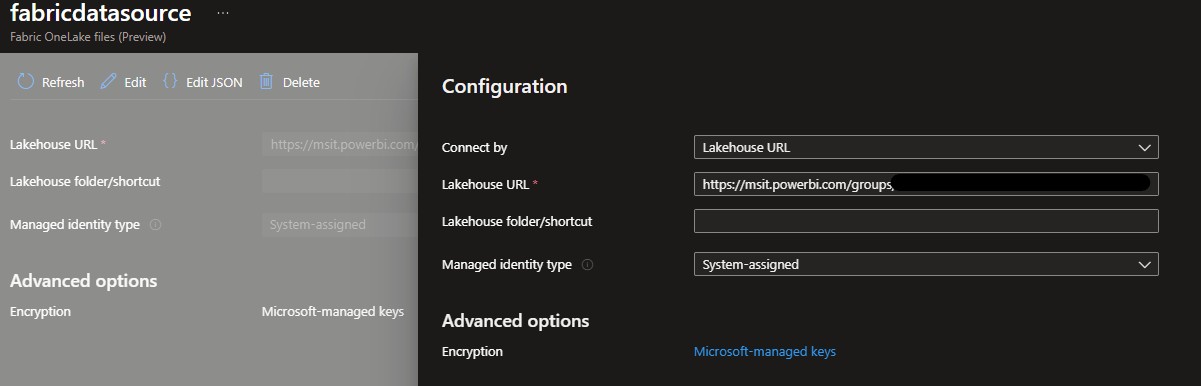 Azure - Fabric - Connector