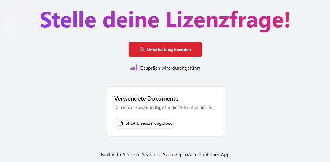 GPT License Voice Audio Bot